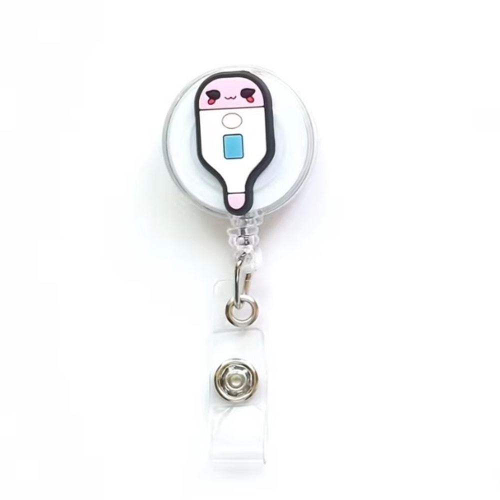 Badge Holder Keychain